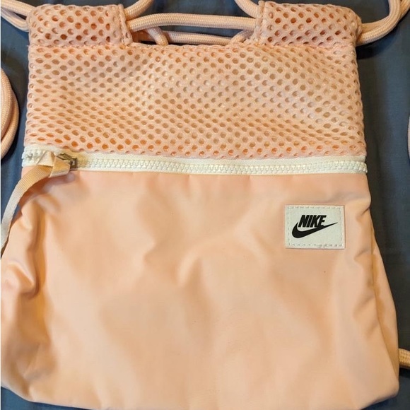 Nike Bags Nike Sportswear Pink Mesh Mini Drawstring Bag Poshmark